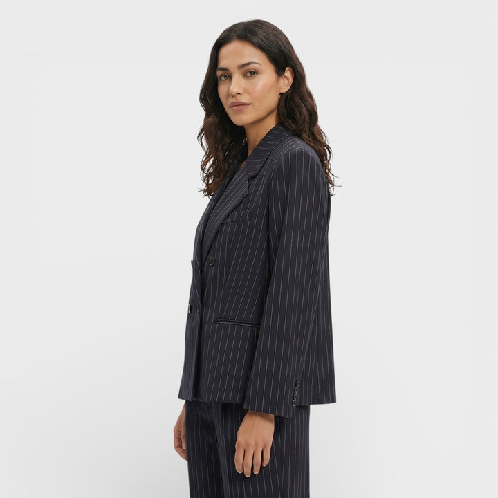 Blazer Elegante Rayas Mujer