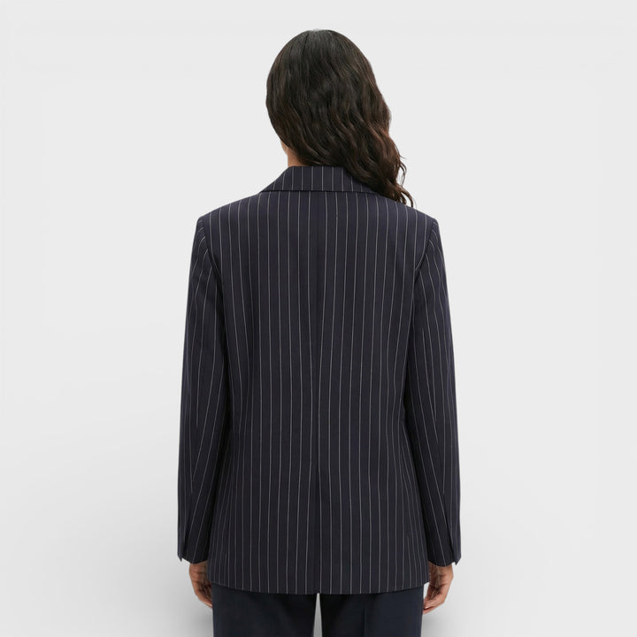 Blazer Elegante Rayas Mujer