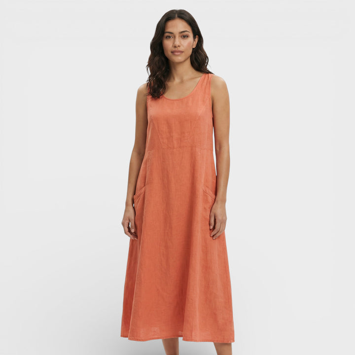 Vestido Ligero Mujer Color Liso