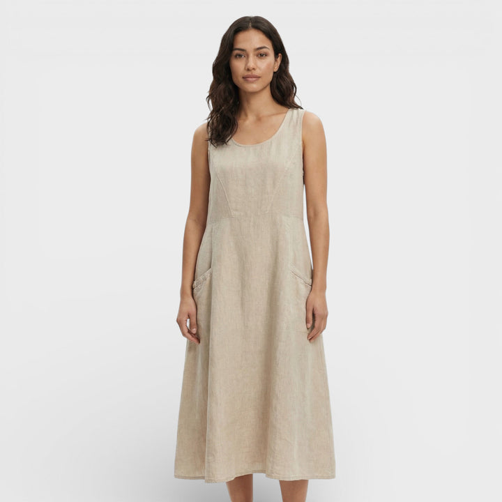 Vestido Ligero Mujer Color Liso