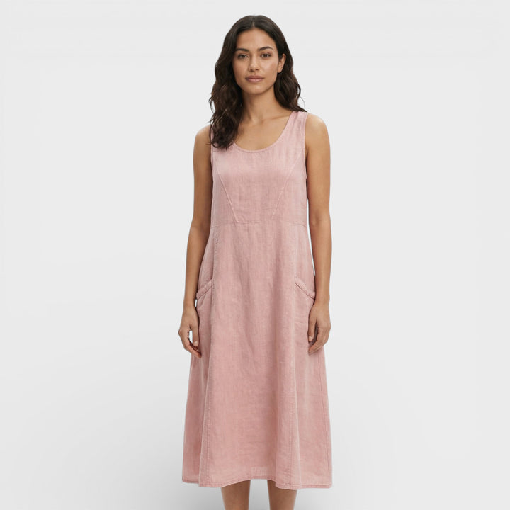 Vestido Ligero Mujer Color Liso