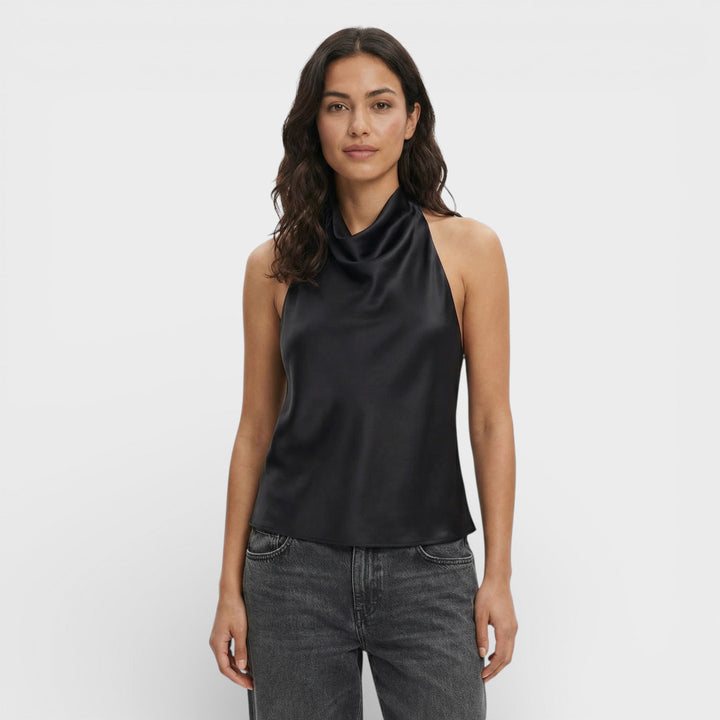 Top Halter Mujer Espalda Descubierta