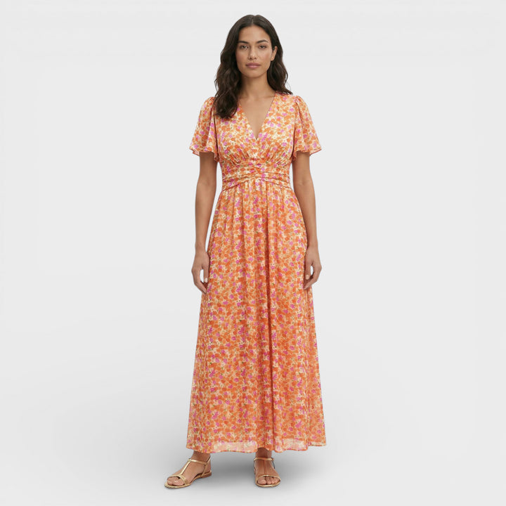 Vestido Largo Floral Mujer Elegante