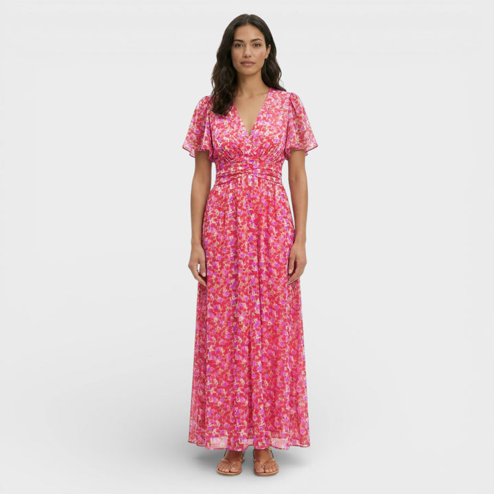 Vestido Largo Floral Mujer Elegante