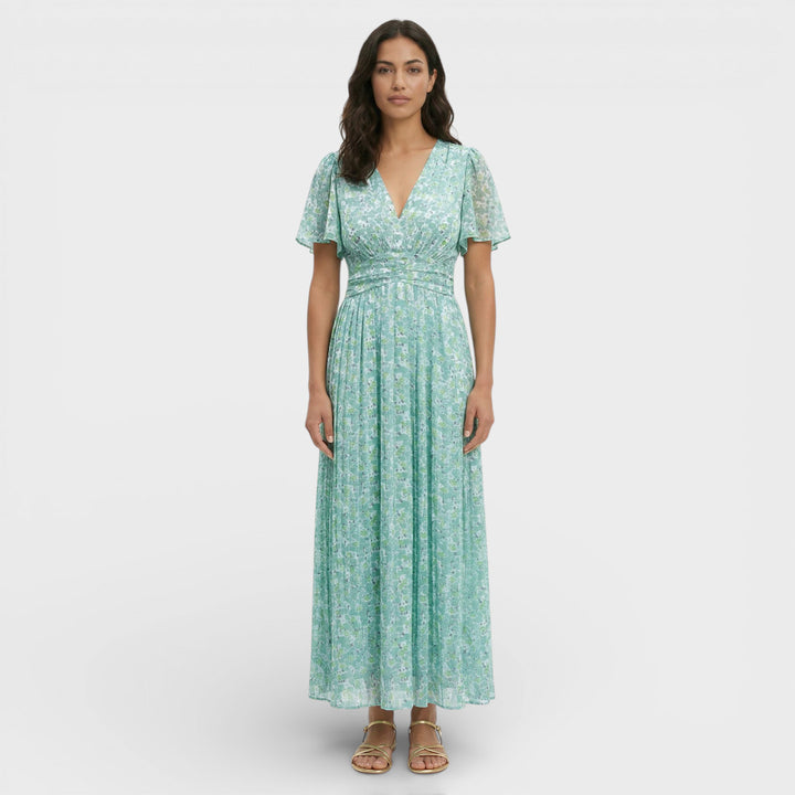 Vestido Largo Floral Mujer Elegante