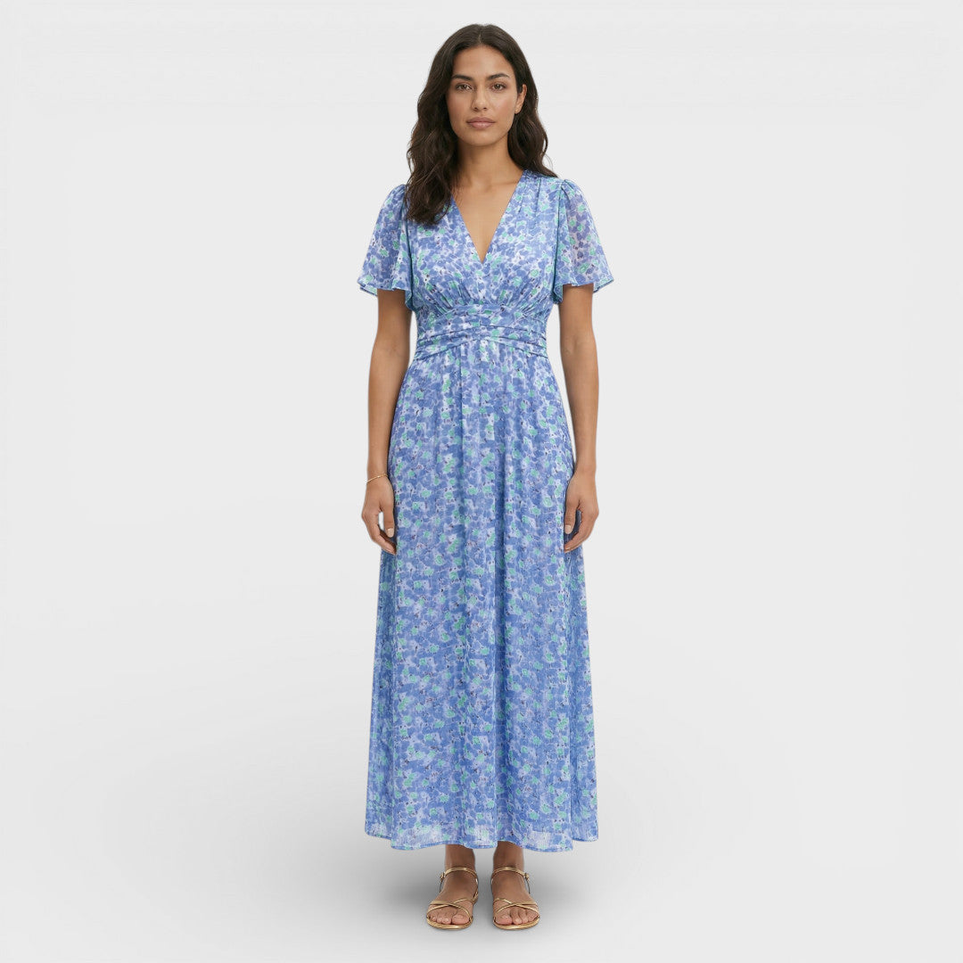 Vestido Largo Floral Mujer Elegante