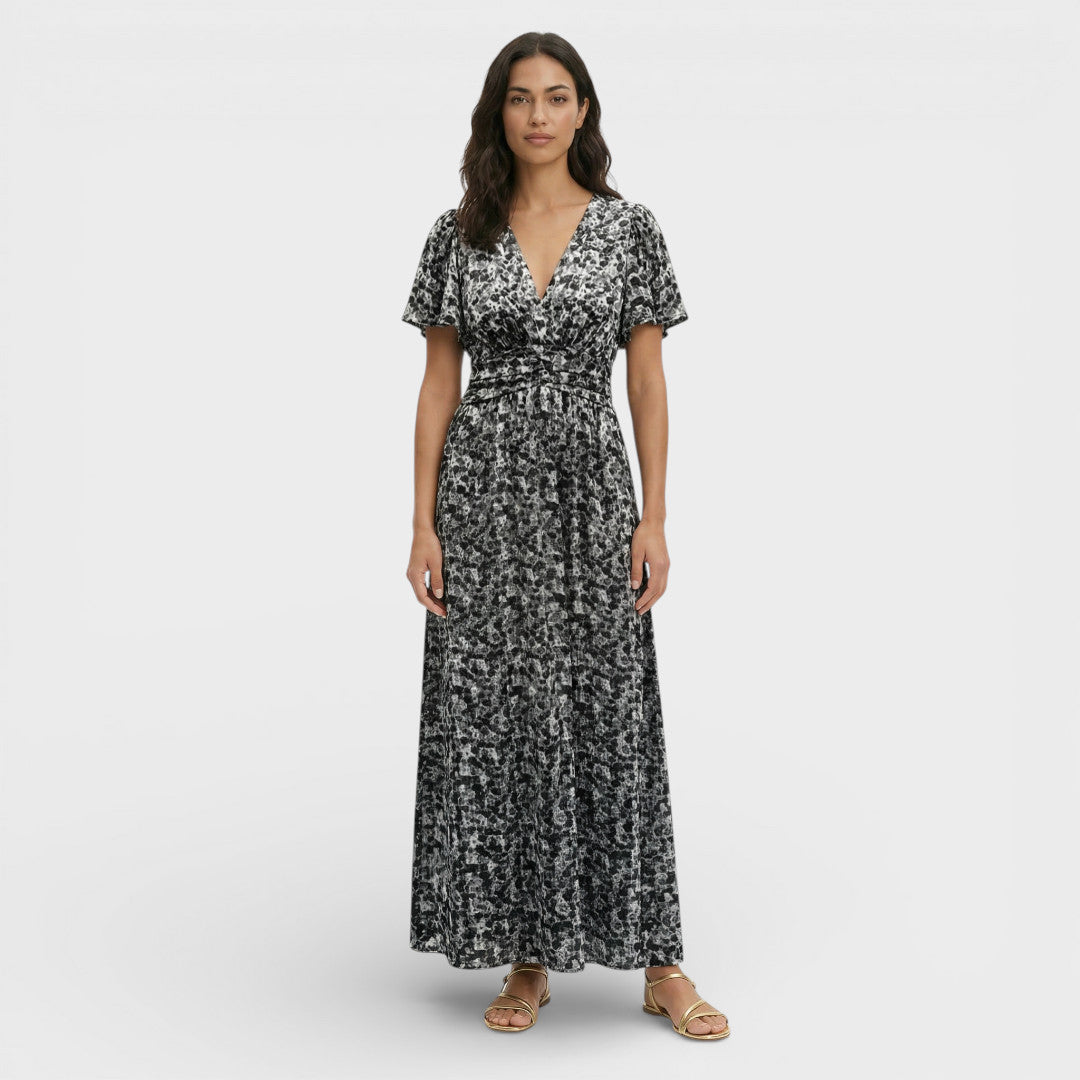 Vestido Largo Floral Mujer Elegante