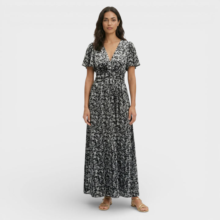 Vestido Largo Floral Mujer Elegante