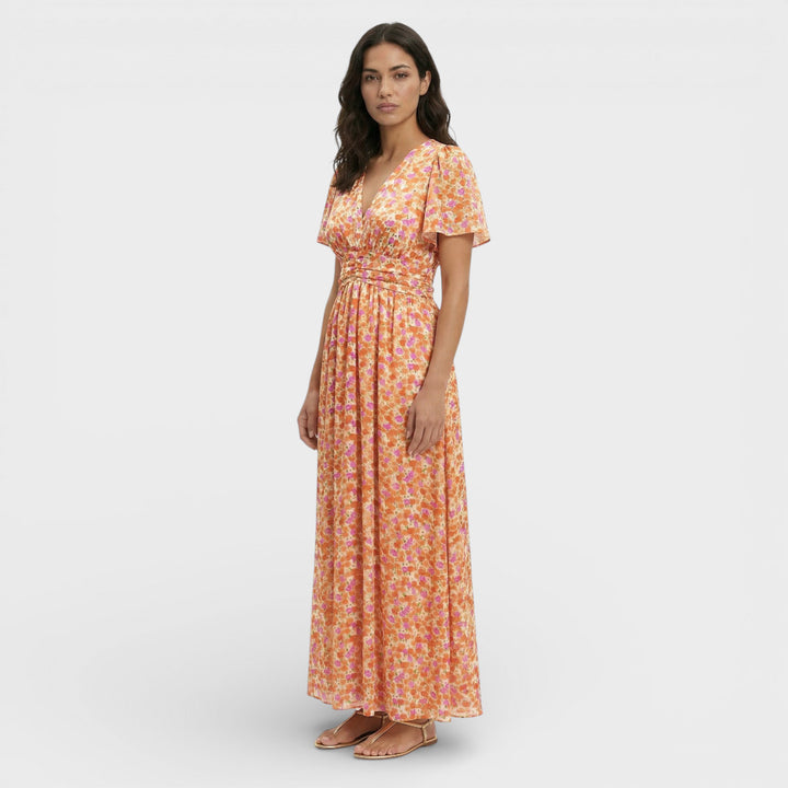 Vestido Largo Floral Mujer Elegante