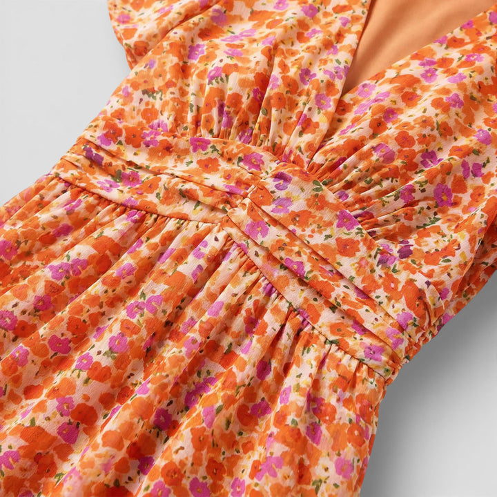 Vestido Largo Floral Mujer Elegante