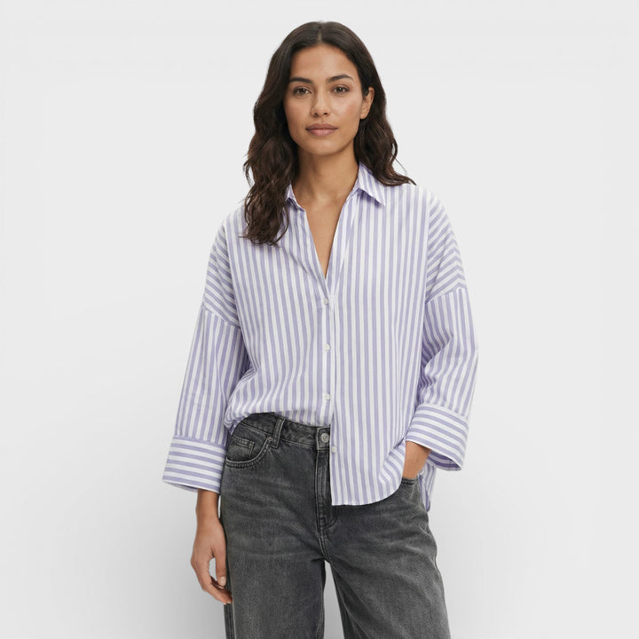 Camisa Mujer Manga Ancha