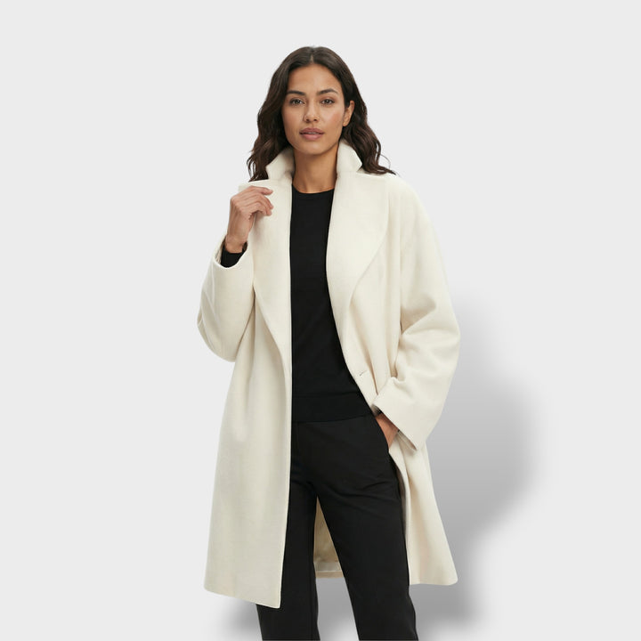 Abrigo Oversize Corto Un Botón