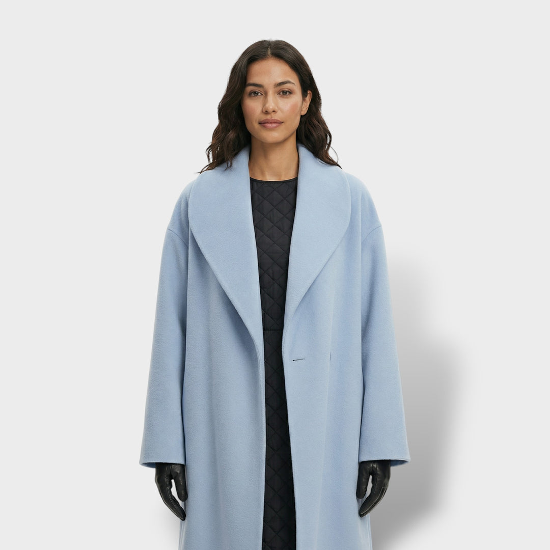 Abrigo Oversize Corto Un Botón