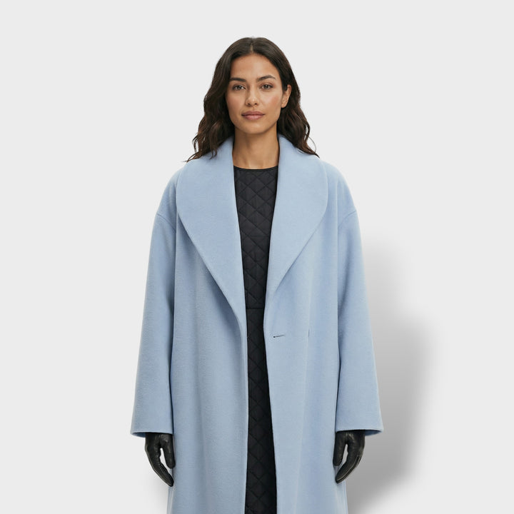 Abrigo Oversize Corto Un Botón