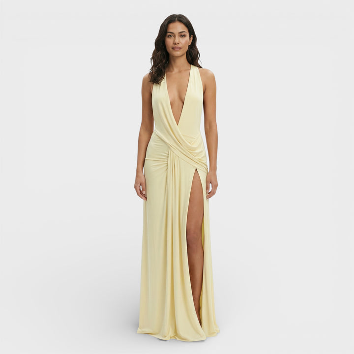 Vestido Largo Sexy Espalda Descubierta