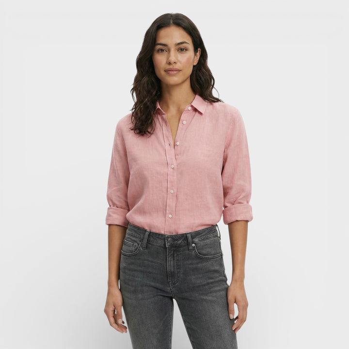 Camisa Lino Holgada Mujer Atemporal