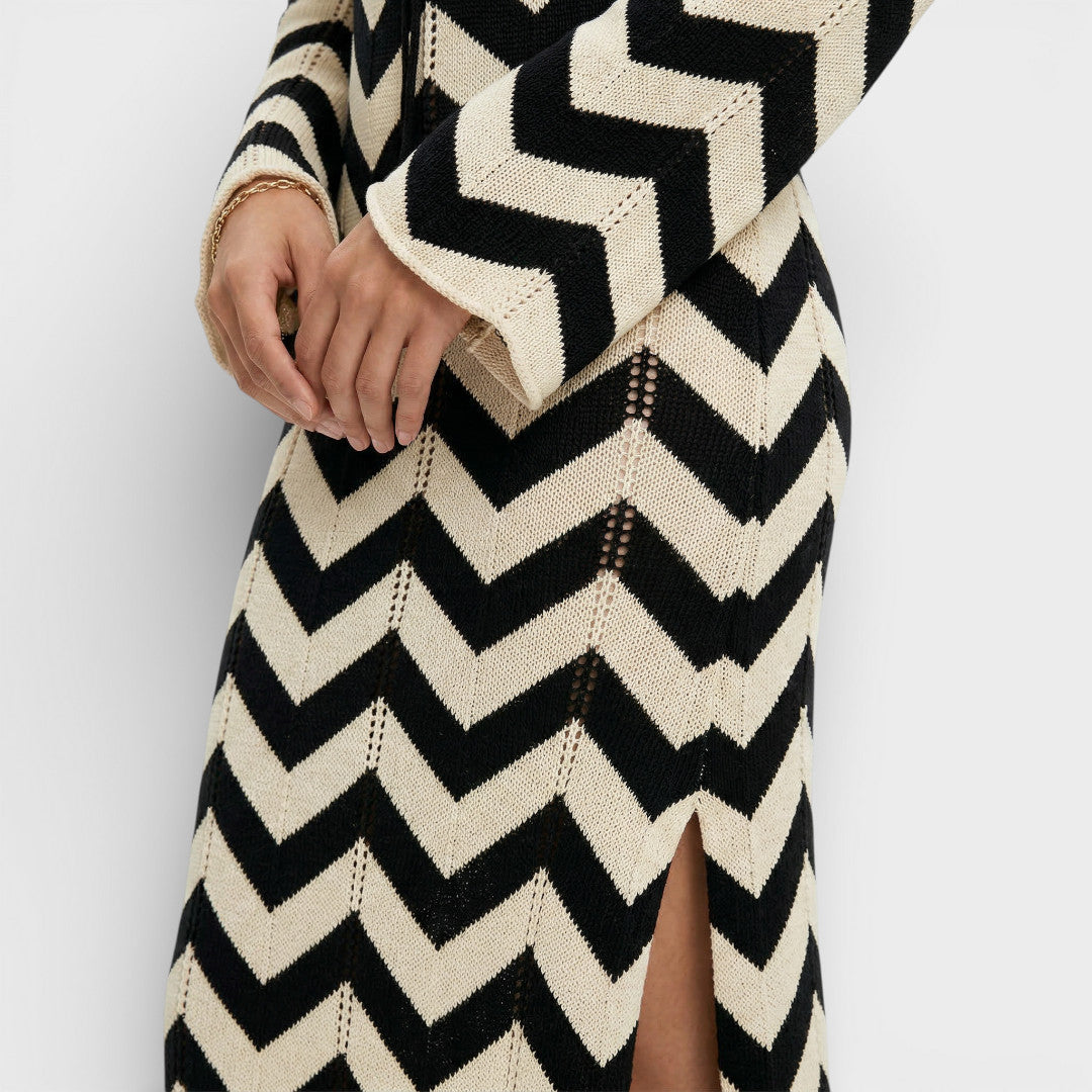 Vestido De Punto Elegante Mujer