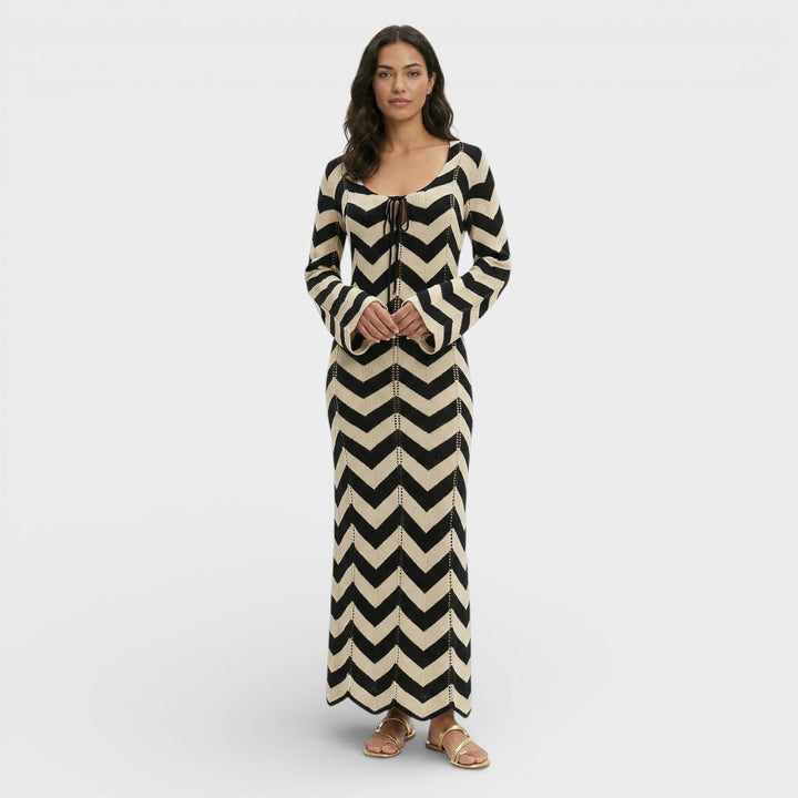 Vestido De Punto Elegante Mujer