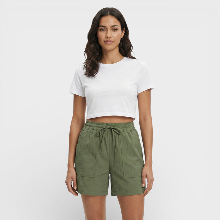 Shorts Mujer Tiro Alto Holgados