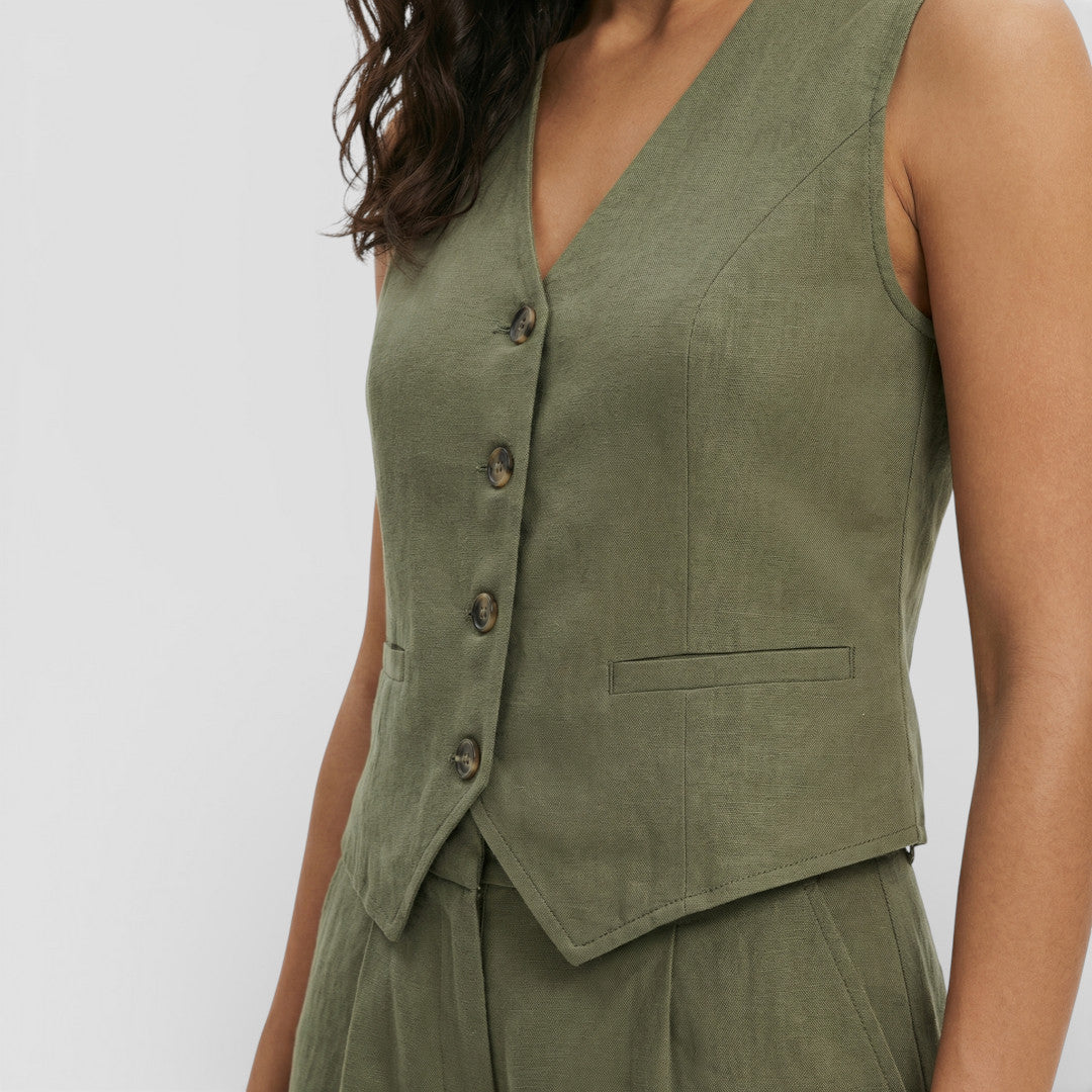 Conjunto Chaleco Y Shorts Mujer