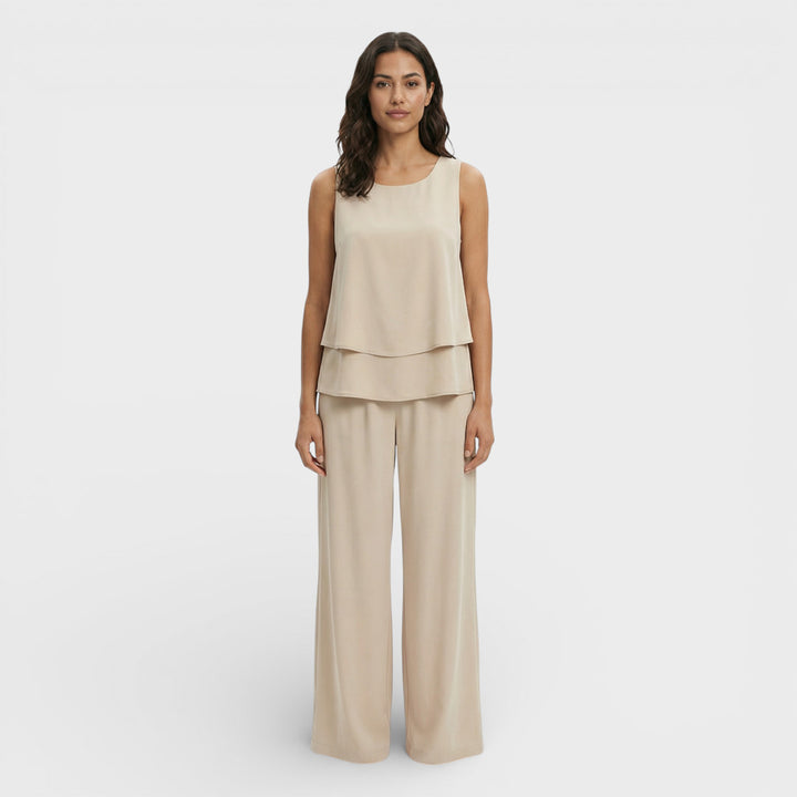 Conjunto Mujer Top Y Pantalón