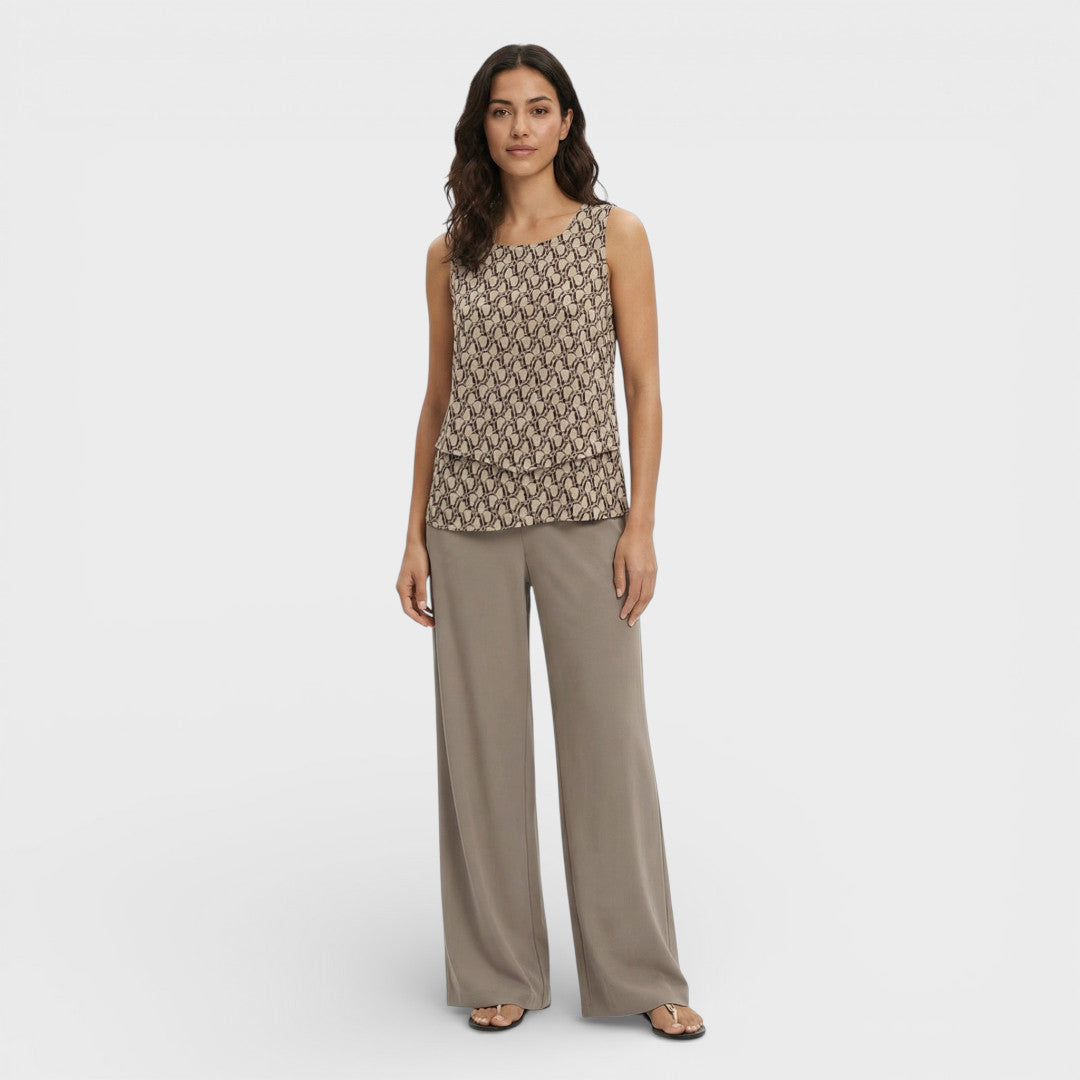 Conjunto Mujer Top Y Pantalón