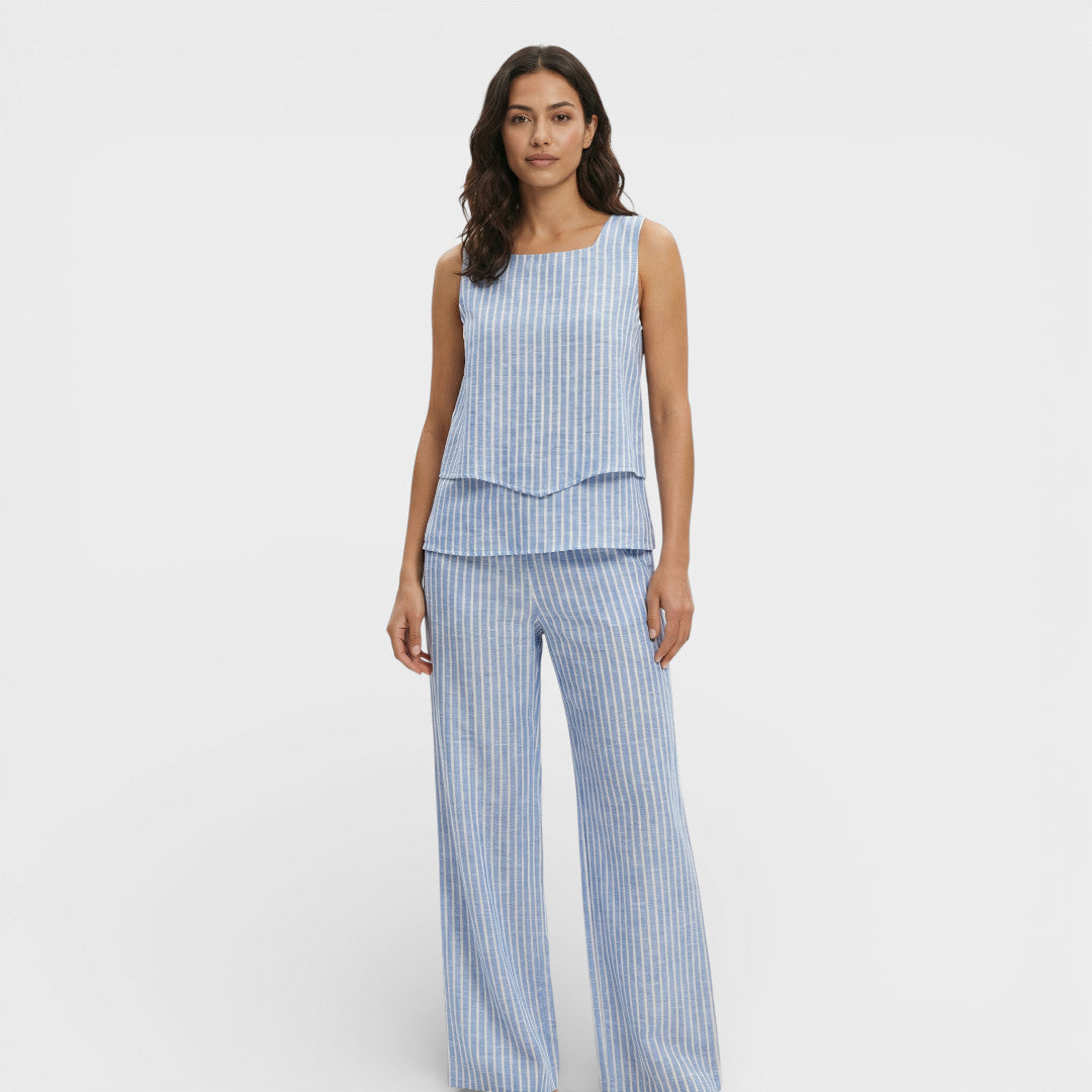 Conjunto Mujer Top Y Pantalón