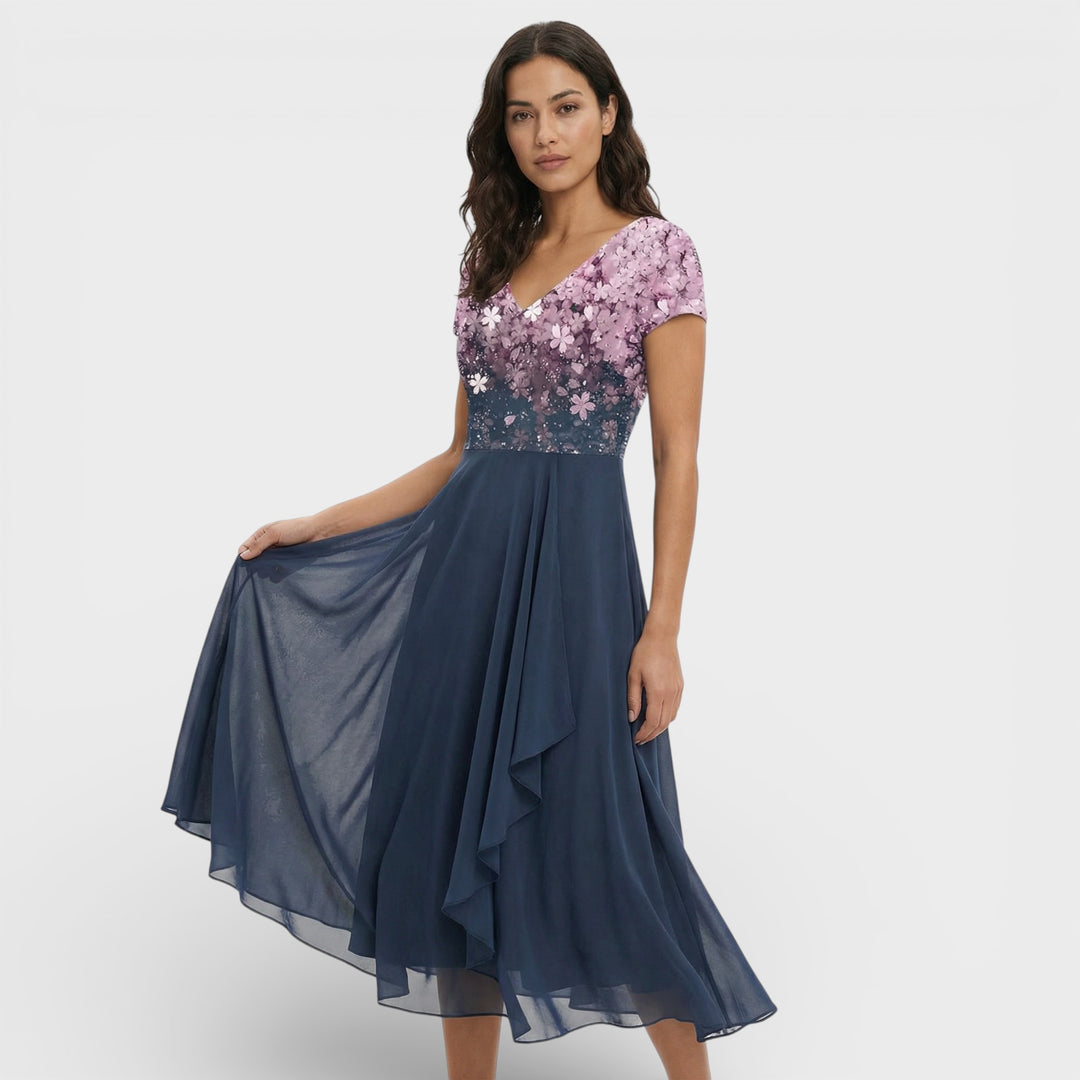 Vestido Maxi Floral Invitada De Boda