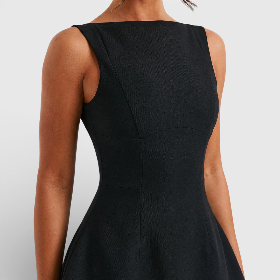 Vestido Mini Línea A Mujer