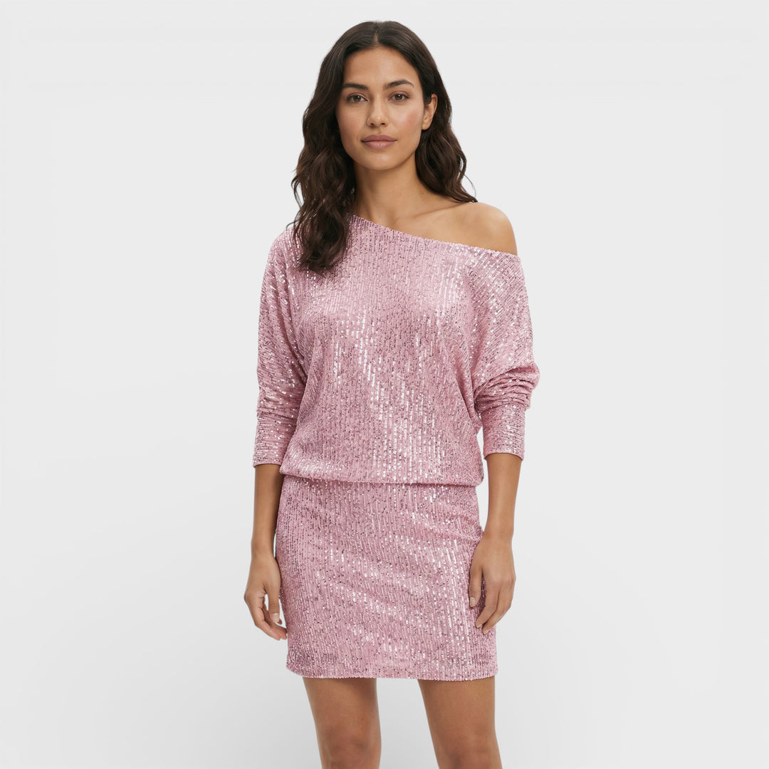 Vestido Mini Lentejuelas Fiesta