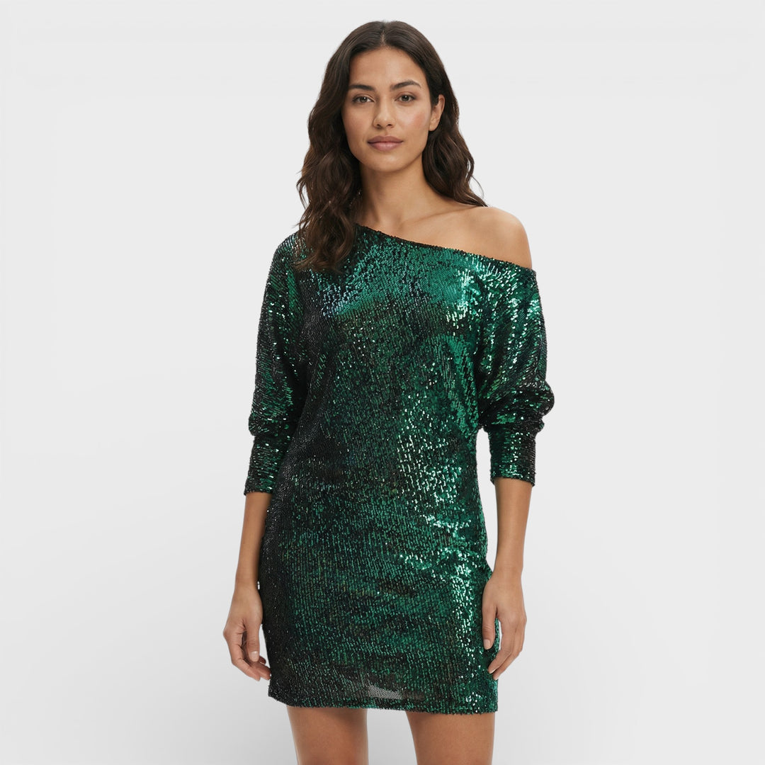Vestido Mini Lentejuelas Fiesta