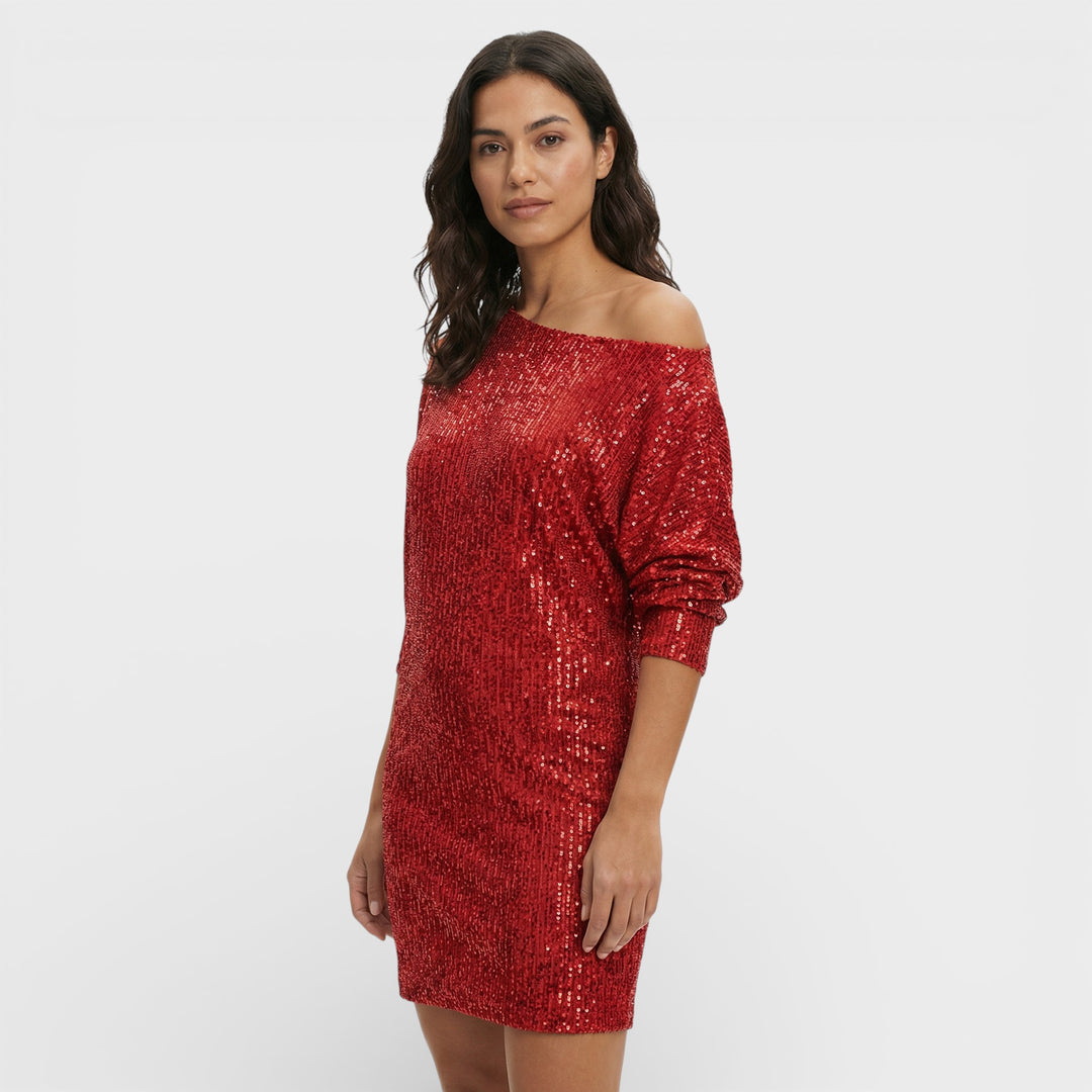 Vestido Mini Lentejuelas Fiesta