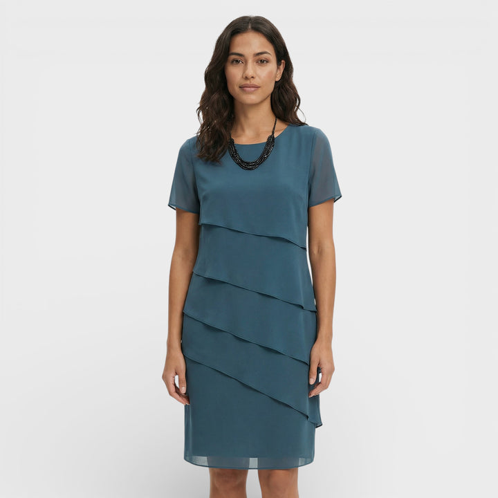 Vestido Capas Invitada Boda