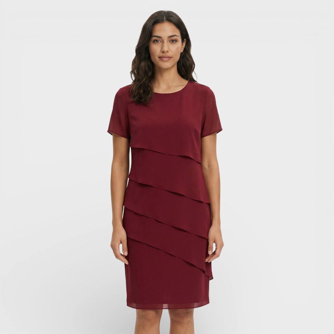 Vestido Capas Invitada Boda