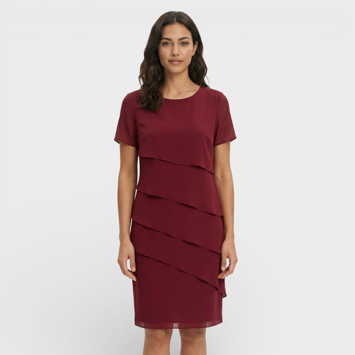 Vestido Capas Invitada Boda