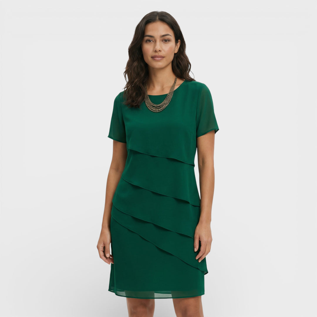 Vestido Capas Invitada Boda