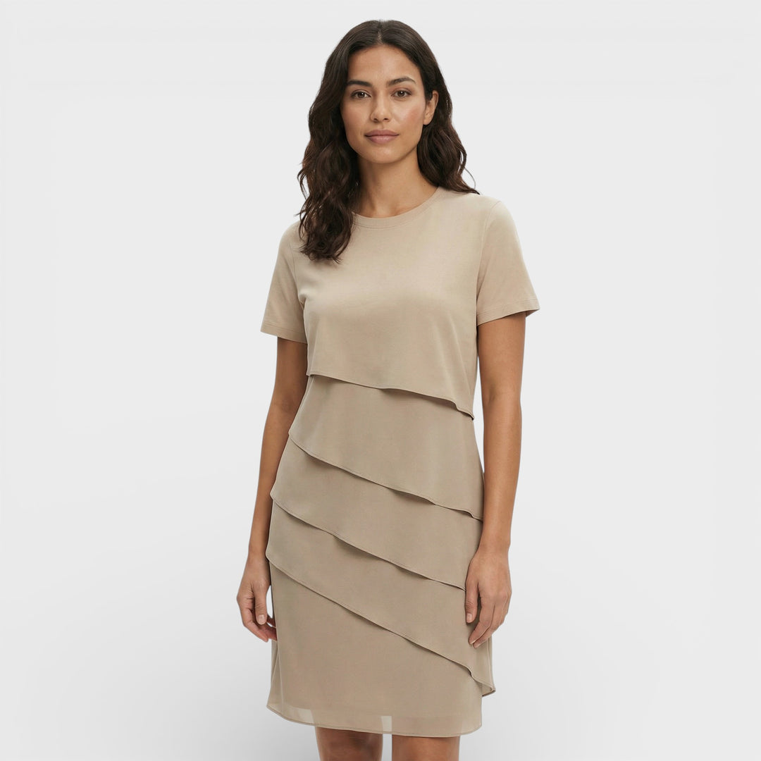 Vestido Capas Invitada Boda