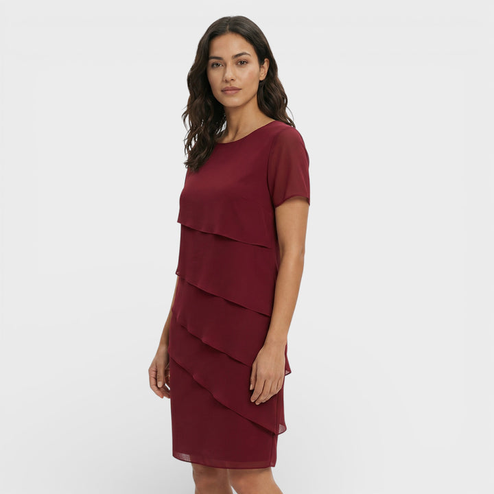 Vestido Capas Invitada Boda