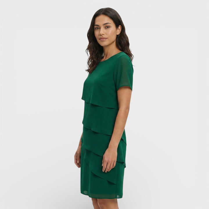 Vestido Capas Invitada Boda