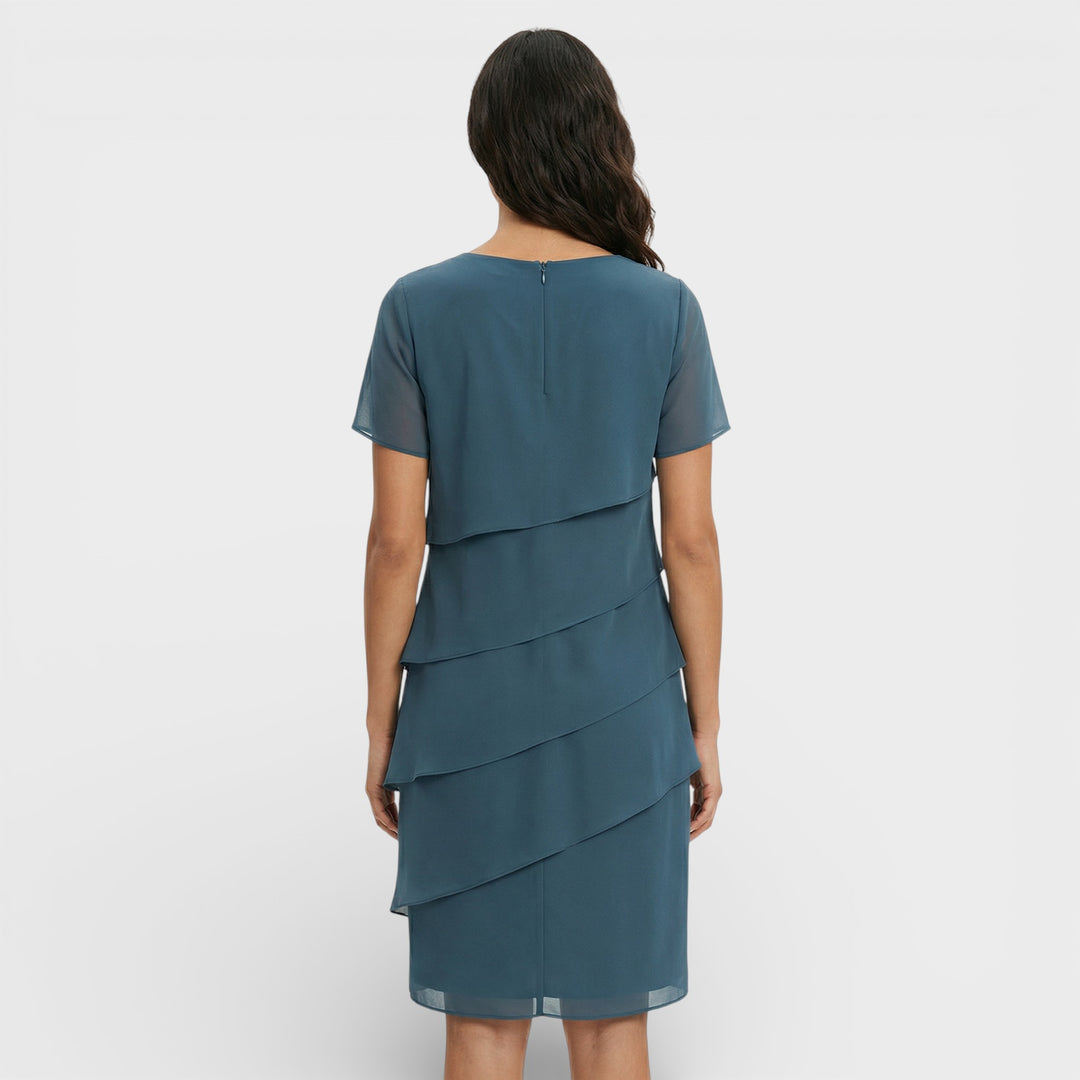 Vestido Capas Invitada Boda