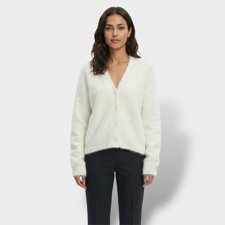 Cárdigan Oversize Cuello En V Botones