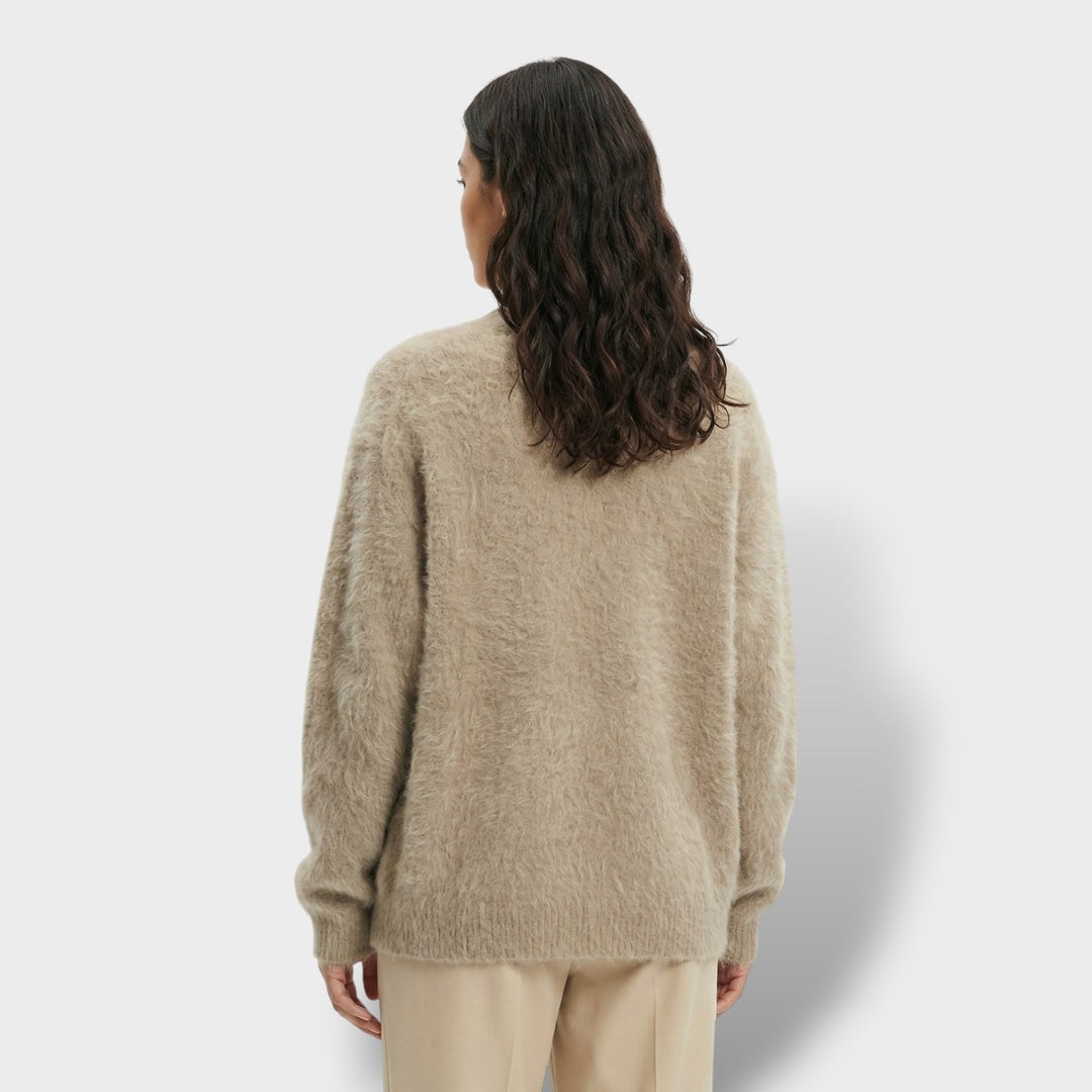 Cárdigan Oversize Cuello En V Botones