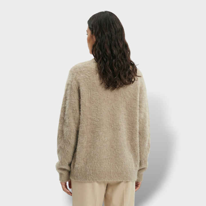 Cárdigan Oversize Cuello En V Botones