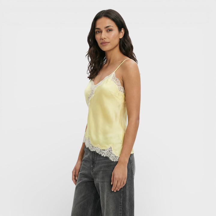 Top Lencero Encaje Sin Mangas