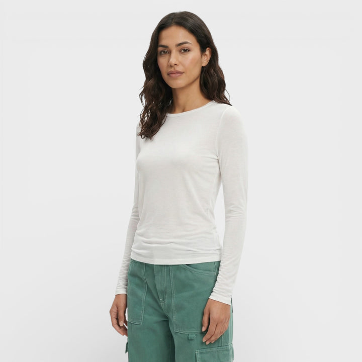 Camiseta Ajustada Manga Larga Mujer