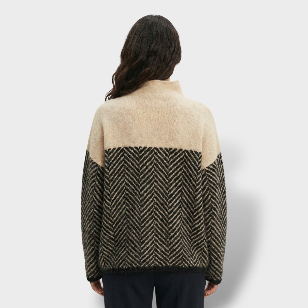 Suéter de Cuello Alto de Lujo