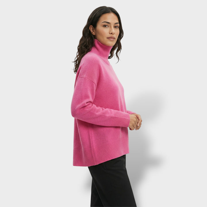 Suéter de Cuello Alto Elegante Mujer