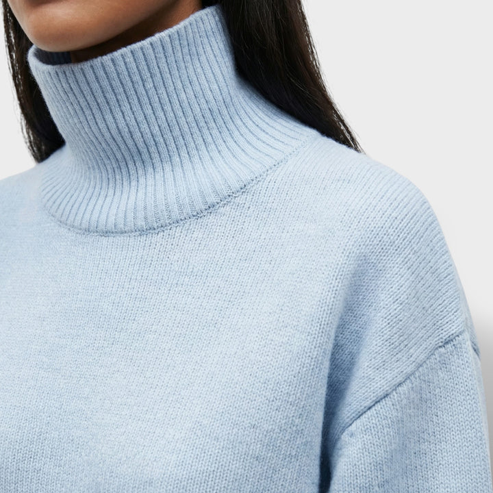 Suéter de Cuello Alto Elegante Mujer