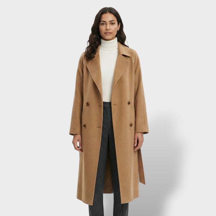 Abrigo Largo de Lana Mujer