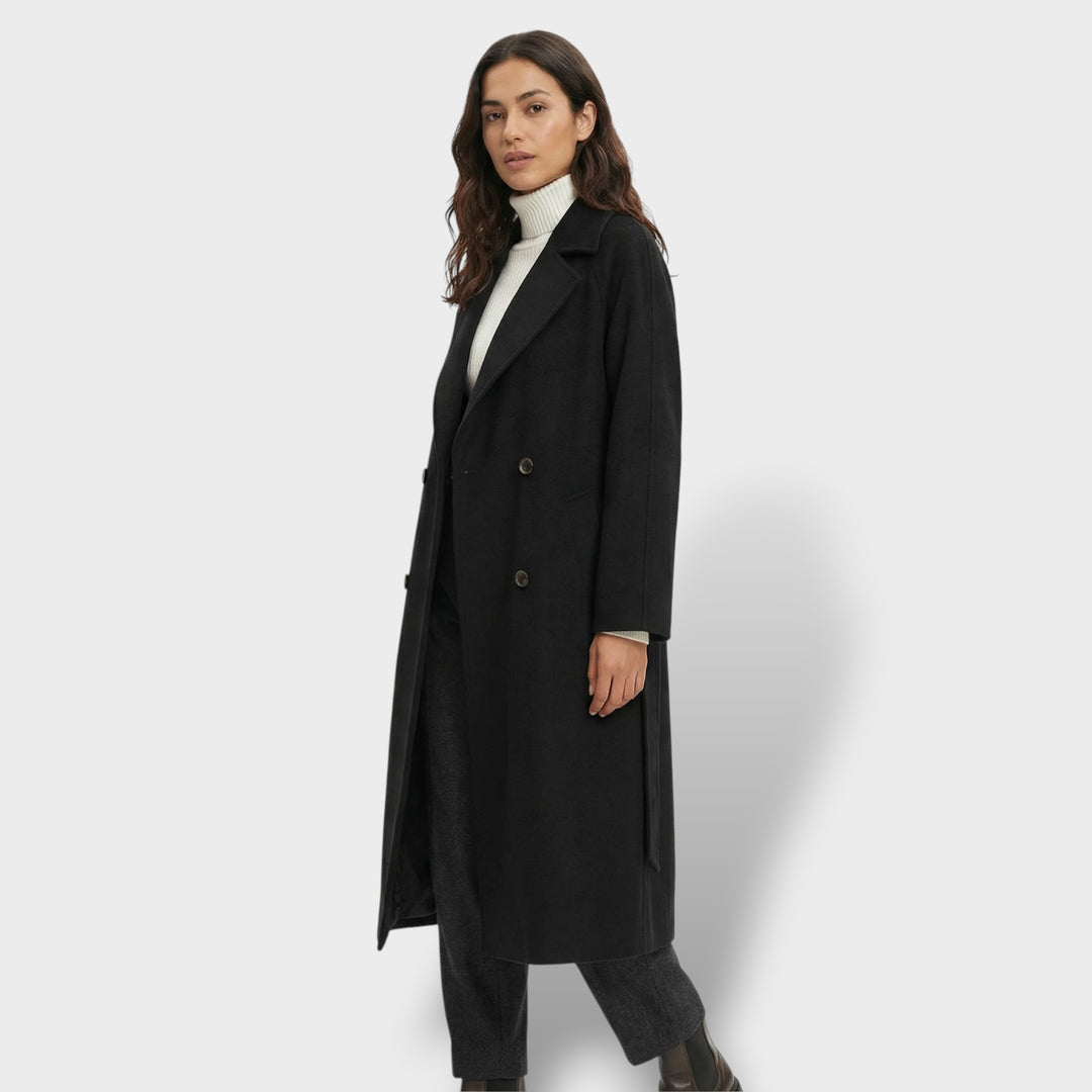 Abrigo Largo de Lana Mujer